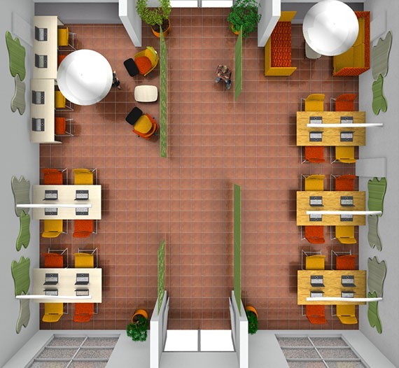 Plan d'aménagement par Concept Bureau