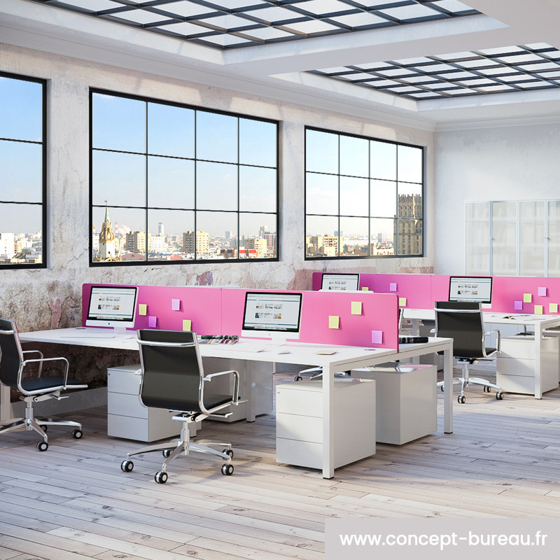 Bureaux pour 4 personnes pas cher Bureaux pour 4 personnes pas cher