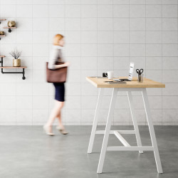 table mange debout style industriel