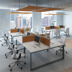 Paravent de Bureau Anti Bruit Pour Open space avec Brise Vue 