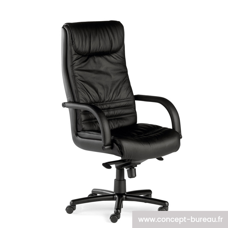 Fauteuil de direction en cuir ELNOK Fauteuil de direction en cuir ELNOK