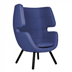 Fauteuil violet pour salle de pause