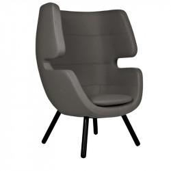 Fauteuil gris pour salle de pause