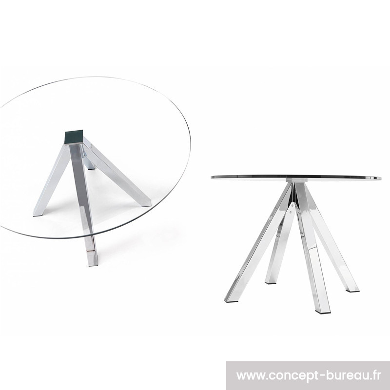 Table ronde en verre PALIS Table ronde en verre PALIS