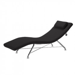 Chaise longue d'intérieur noir