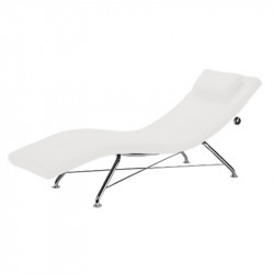 Chaise longue open space blanche