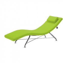 Chaise longue pour espace de détente