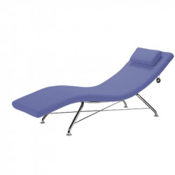 Chaise longue pour espace de repos