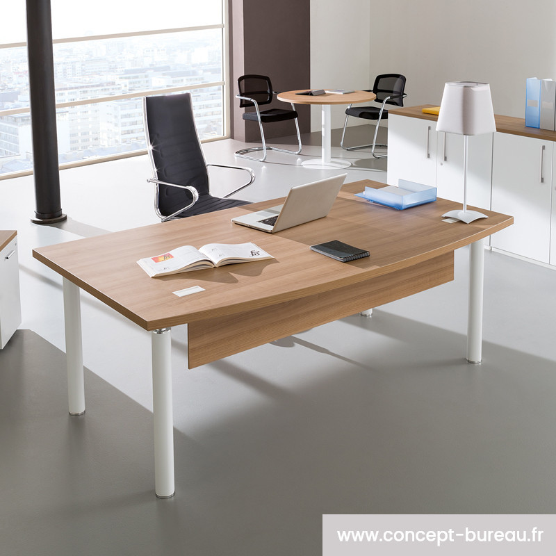 Bureau individuel de Travail Droit Design piétement Métal