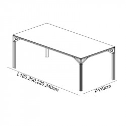 Bureau de direction moderne PALESTRO