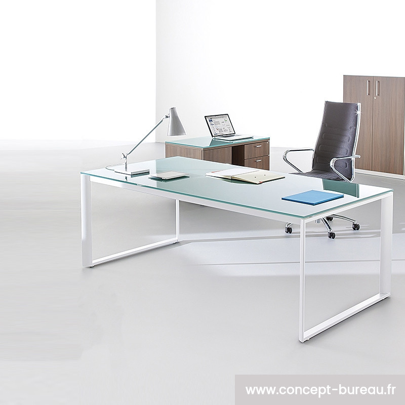 Bureau Design En Verre Alesma