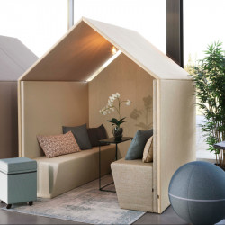 Cabine acoustique pour open space design