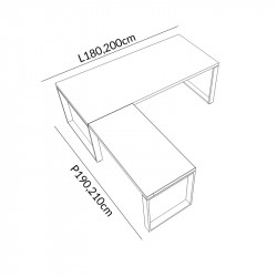 Bureau de direction en verre haut de gamme - LOGES