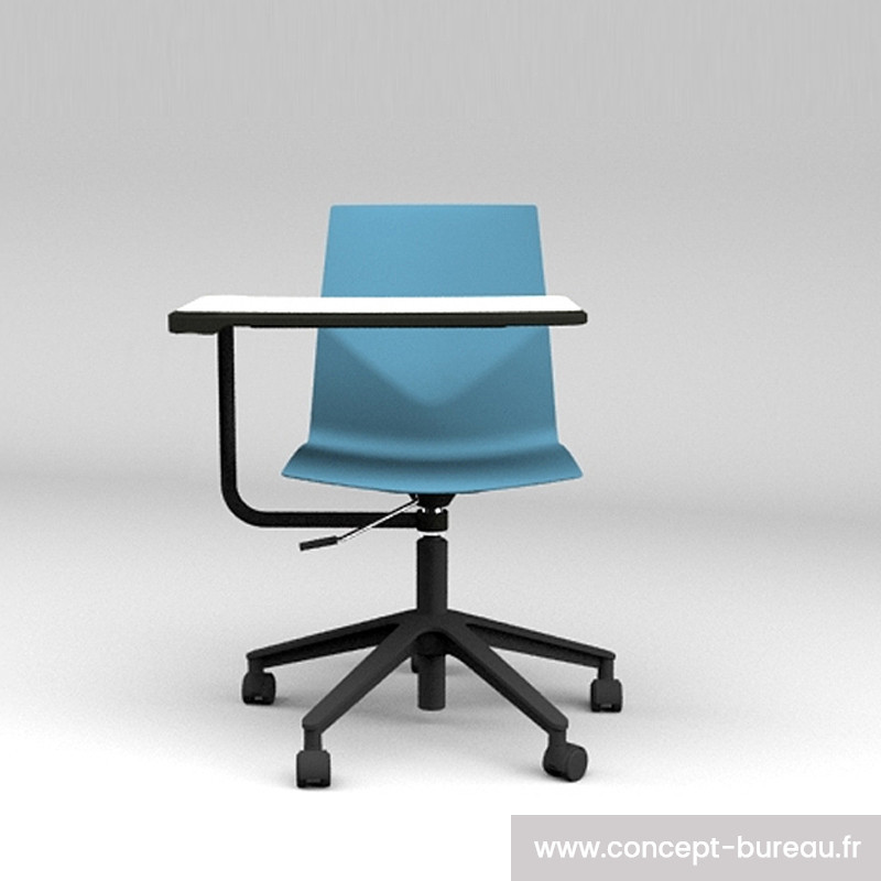 Chaise avec tablette écritoire pour ordinateur Chaise avec tablette écritoire pour ordinateur