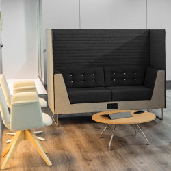 Banquette acoustique pour open space