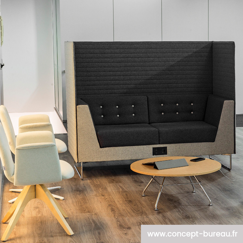 Banquette acoustique pour open space