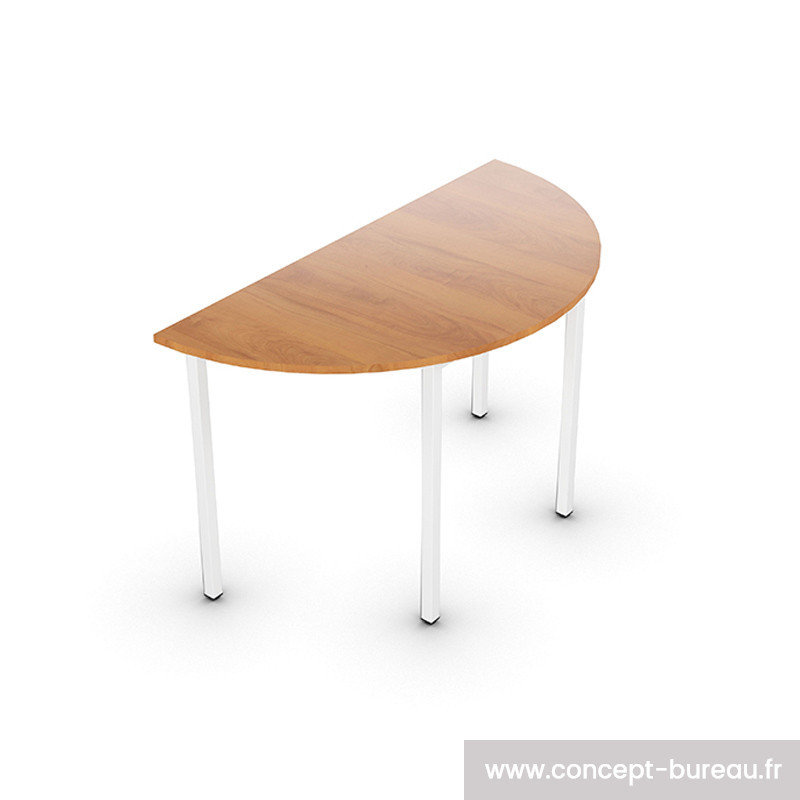 Table demi-lune pour réunion ou formation Table demi-lune pour réunion ou formation