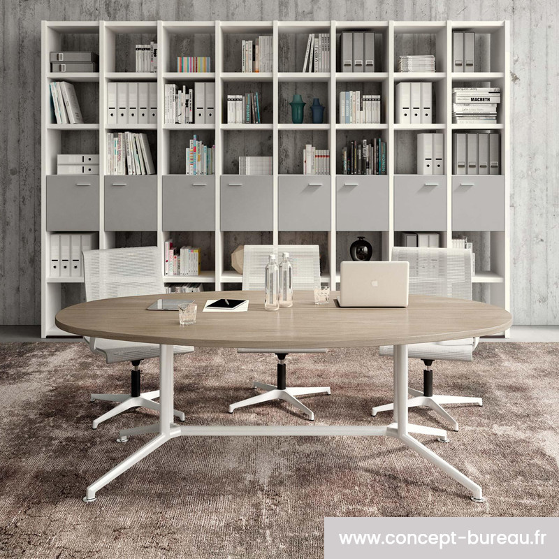 Table de réunion ovale design Table de réunion ovale design
