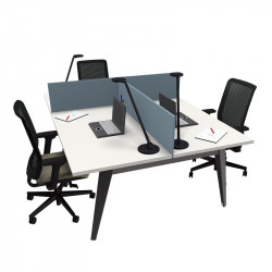 Bureau bench 3 personnes design DRALET