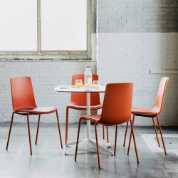 Chaise rembourrée en bois, pour salles de réunion et de conférence