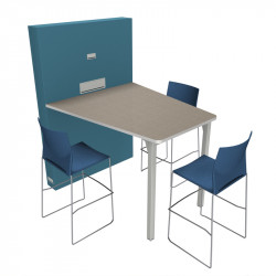 Table de visioconférence pour 3 personnes