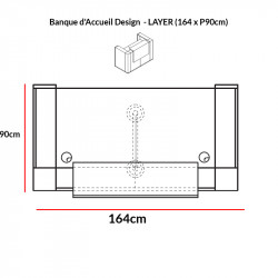 Comptoir d'Accueil Design - LAYER