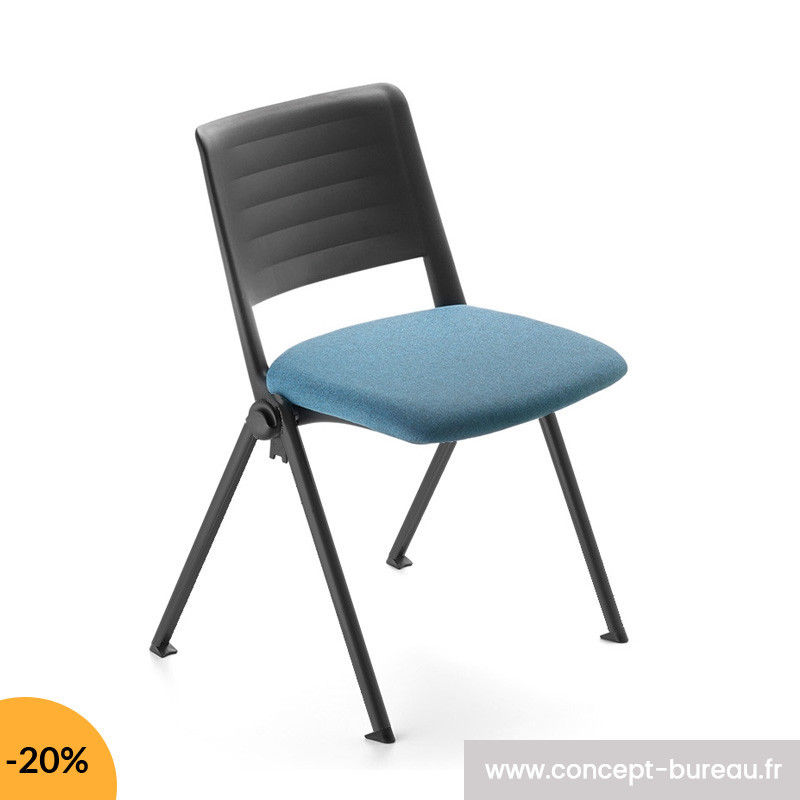 Chaise empilable assise tapissé SUKI Chaise empilable assise tapissé SUKI