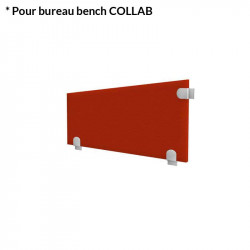 Cloison acoustique latérale pour bureau