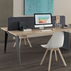 Cloison acoustique pour bureau bench DRALET