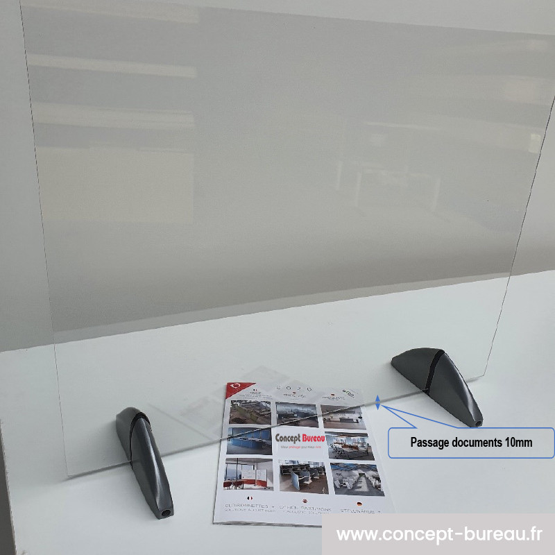 Cloison de protection bureau en plexiglas - PROTEC Cloison de protection bureau en plexiglas - PROTEC