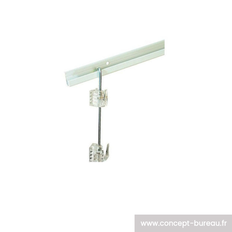 Rail Cimaise pour tableaux de 400kg