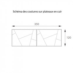 Table de réunion en cuir haut de gamme - HERALES