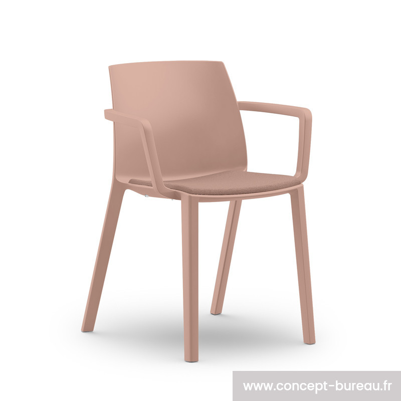 Fauteuil empilable pour collectivité