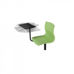 Chaise avec tablette pivotante