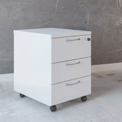 Caisson 3 tiroirs pour rangements sécurisés bureau d' accueil