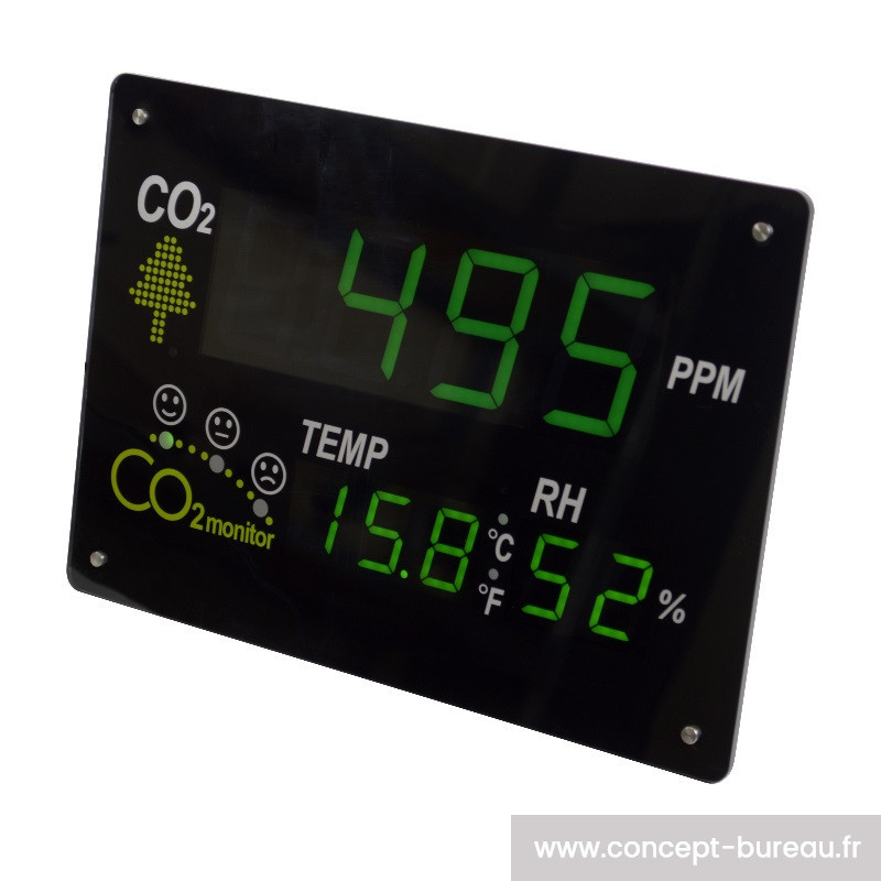 Detecteur de CO2 pour bureau Detecteur de CO2 pour bureau