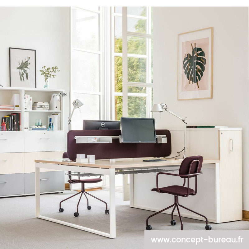 Bureau pour 2 personnes design - TRIBAX