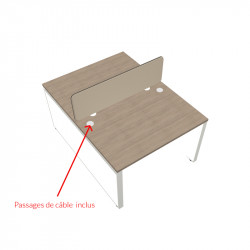 Bureau pour 2 personnes design - TRIBAX