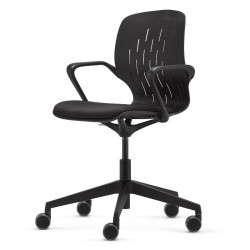 Fauteuil de réunion sur roulettes