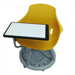 Chaise de conférence avec tablette écritoire