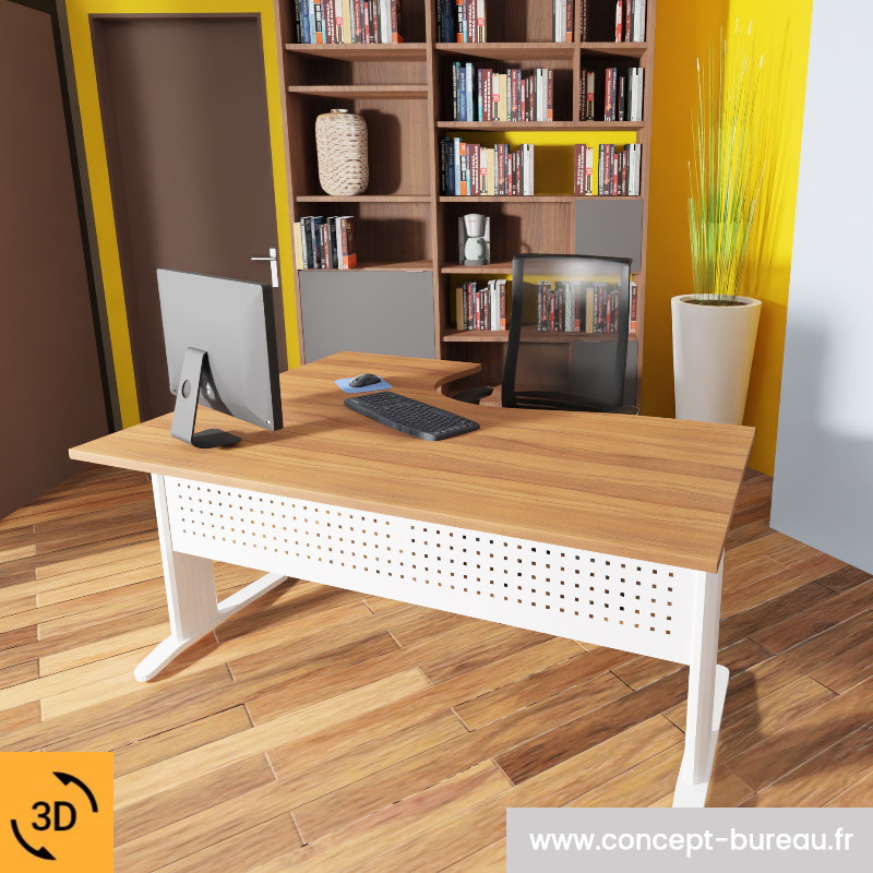 Bureau simple retour symétrique Bureau simple retour symétrique