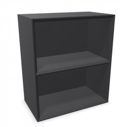 Casier de rangement bureau noir