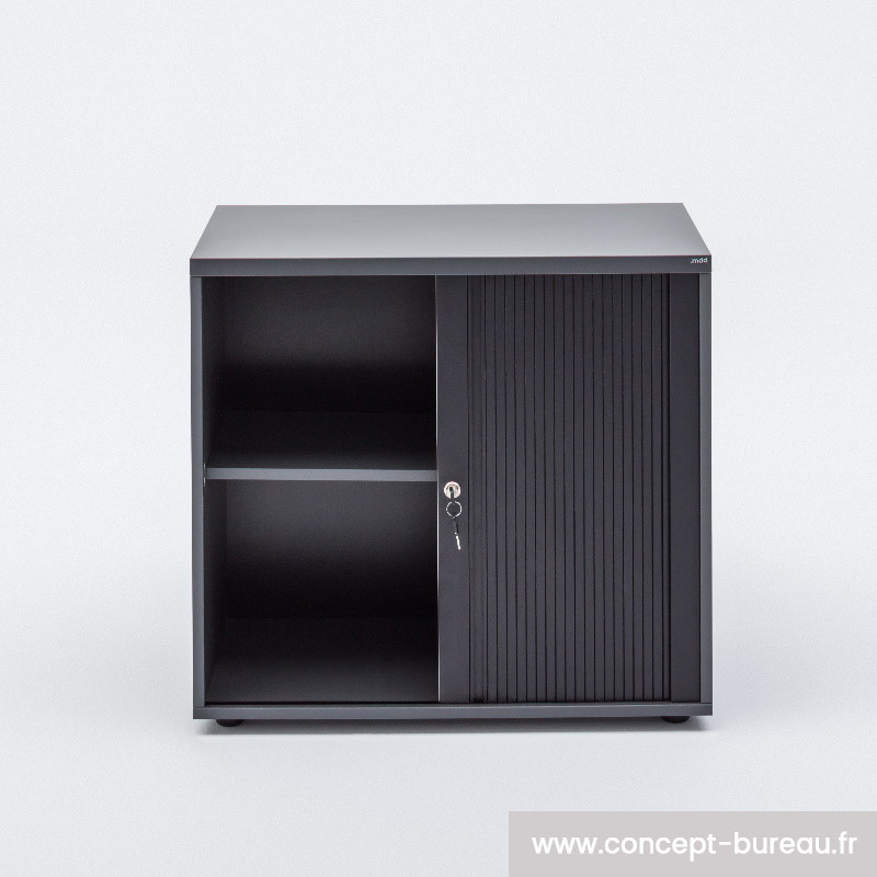 Armoire basse à rideaux Armoire basse à rideaux
