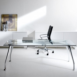 Bureau de direction en verre