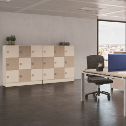 Casier de bureau espace partagé