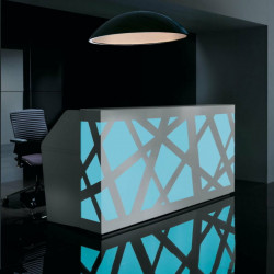 Comptoir d'accueil design