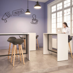 Table haute pour coworking