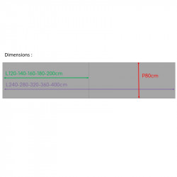 Dimensions bureau deux places