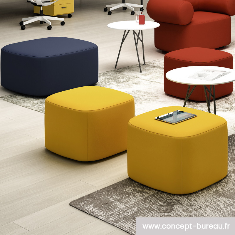 Pouf d'accueil design