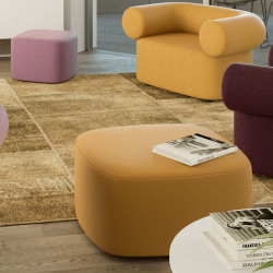 Grand pouf design de bureau